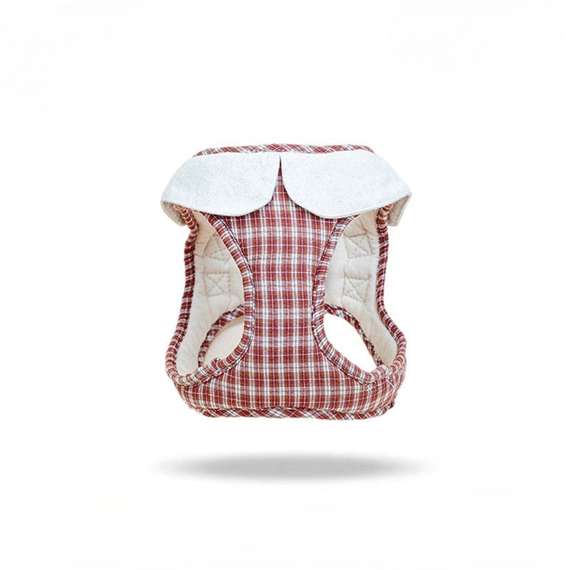 Plaid Harness & Leash Set