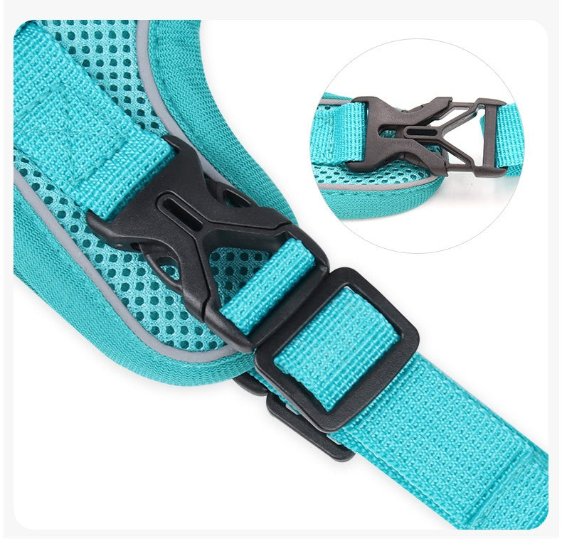 Reflective Mesh Harness & Leash Set