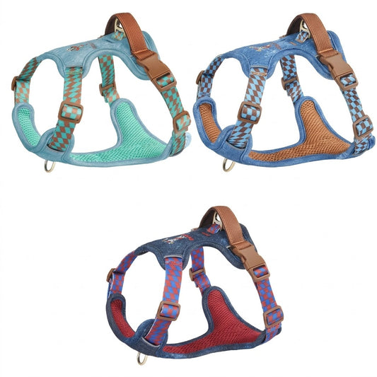 Denim Vest Harness & Leash Set