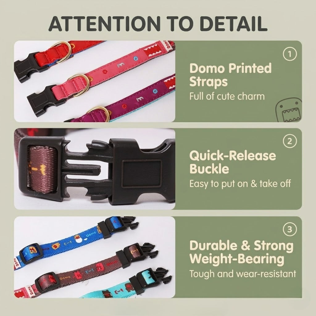 Cartoon Print Dog Collar