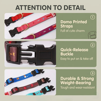 Cartoon Print Dog Collar