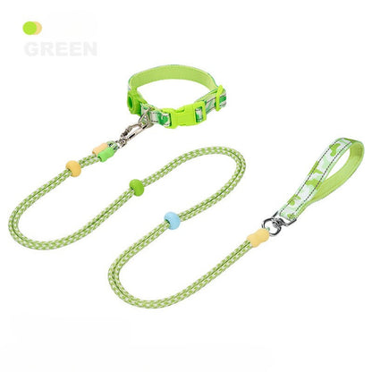 Braided Reflective Collar & Leash Set