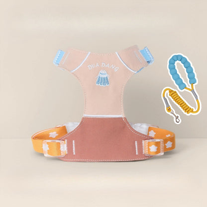 Sports Print Harness & Leash Set