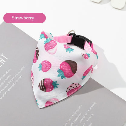 Printed Buckle Dog Bandana