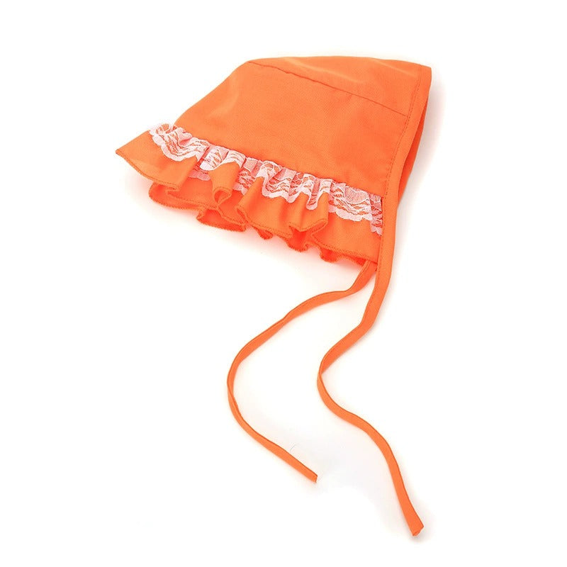 Lace Trim Dog Hat