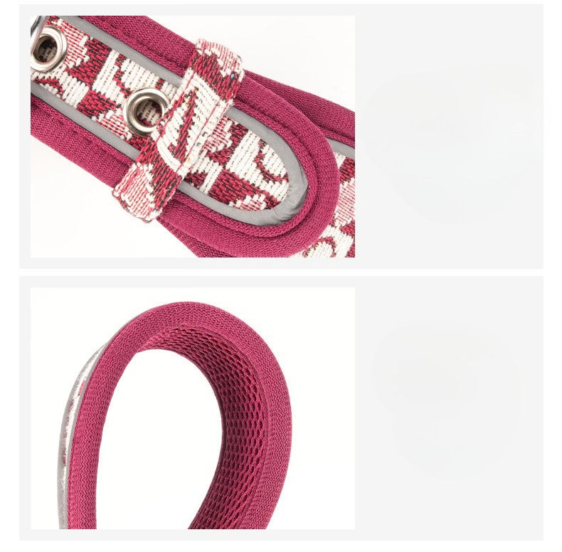 Reflective Wide Padded Dog Collar