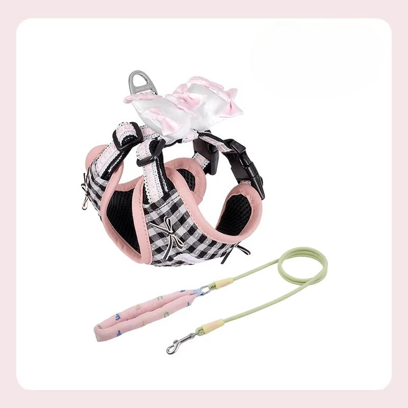 Floral Harness & Leash Set