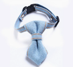 Denim Bow Tie for Dogs – Blue