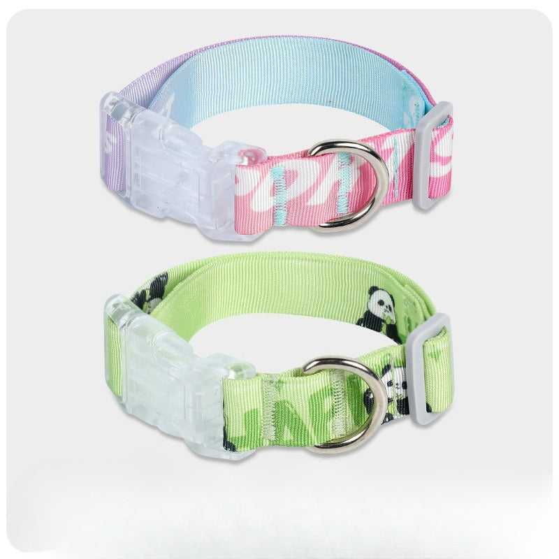 Cartoon Gradient Dog Collar for Dogs – Multi-Color