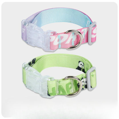 Cartoon Gradient Dog Collar for Dogs – Multi-Color