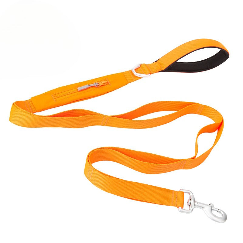 Lightweight CORDURA Dog Leash with Storage Pocket