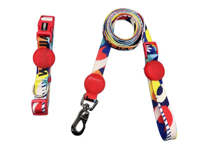 Patterned Accessory Set for Dogs – Multi-Color
