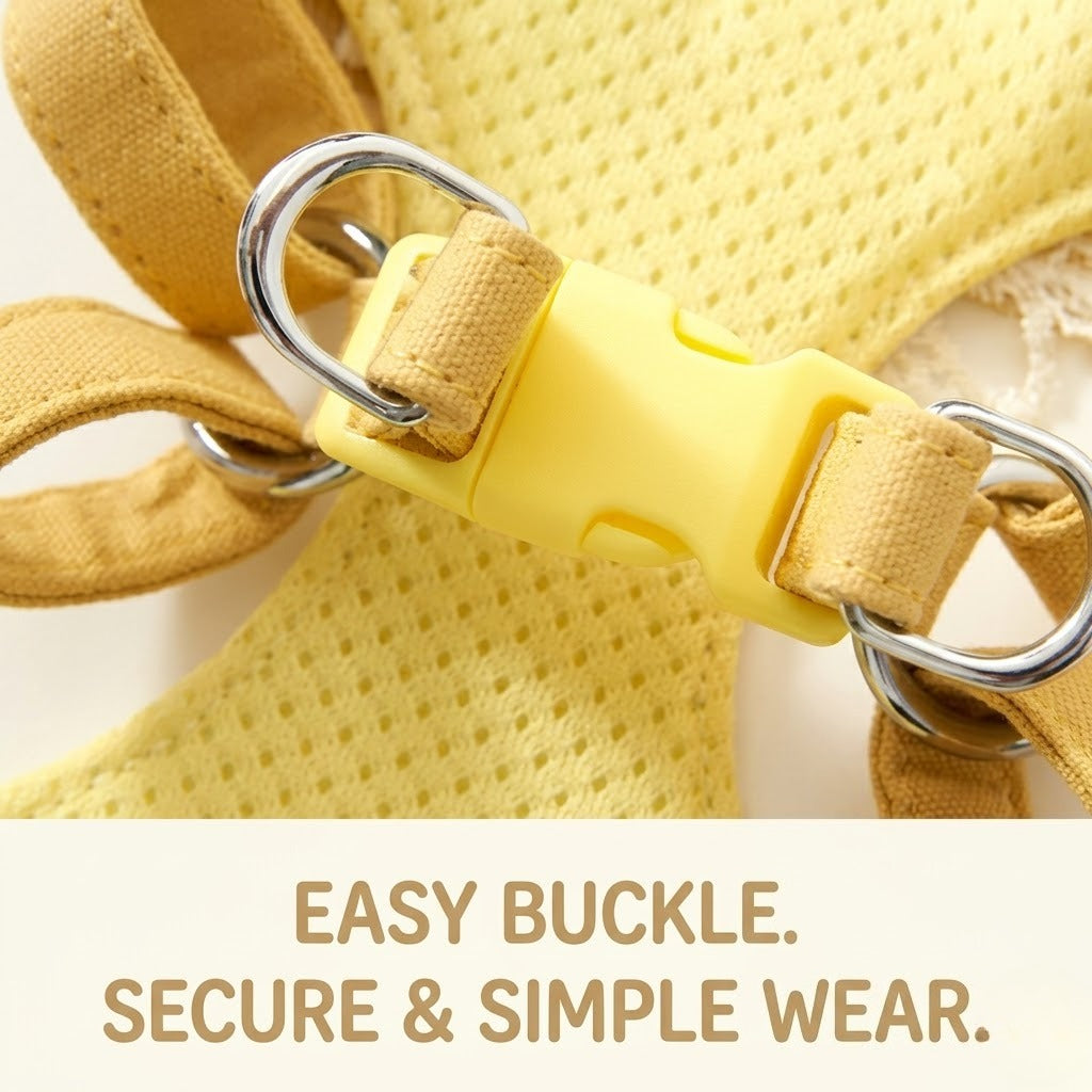 Polka Dot Harness & Leash Set