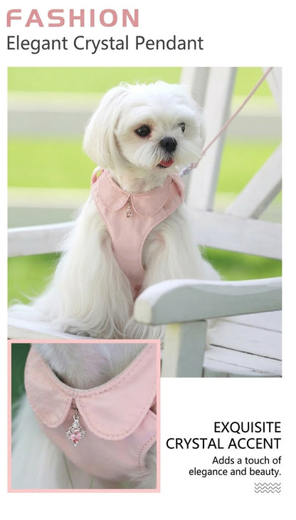 Floral Harness, Leash & Bag Set