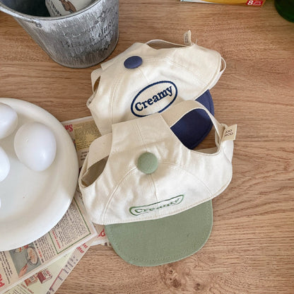 Embroidered Canvas Dog Hat