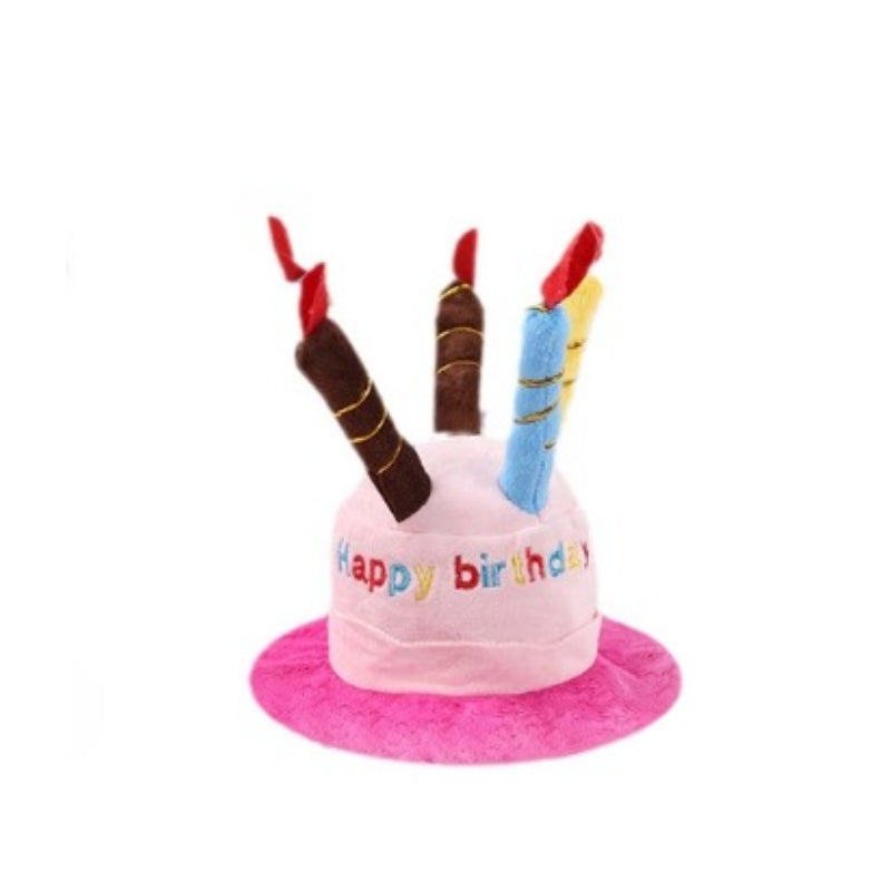 Plush Cake Dog Birthday Accessory