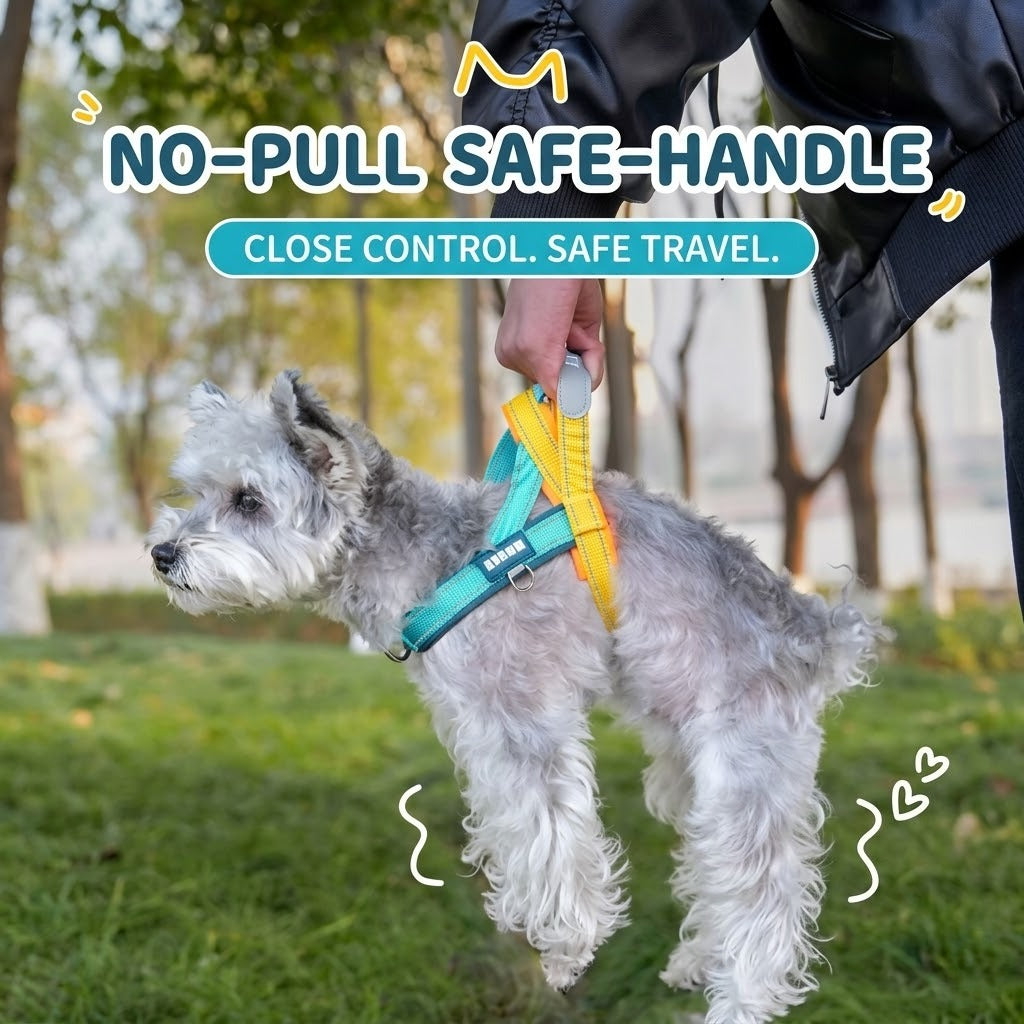 T-Shaped Anti-Pull Reflective Dog Harness