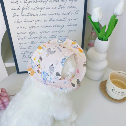 Cartoon Pattern Dog Hat