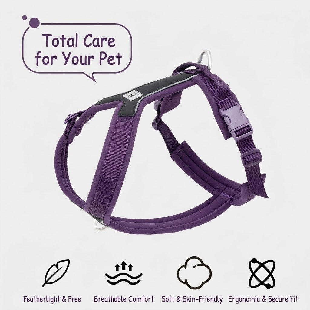 Reflective Y-Shaped Dog Harness