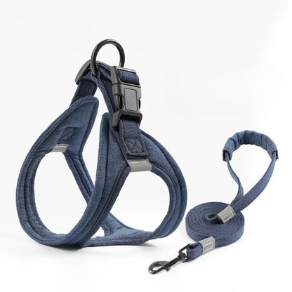 Reflective Breathable Harness & Leash Set