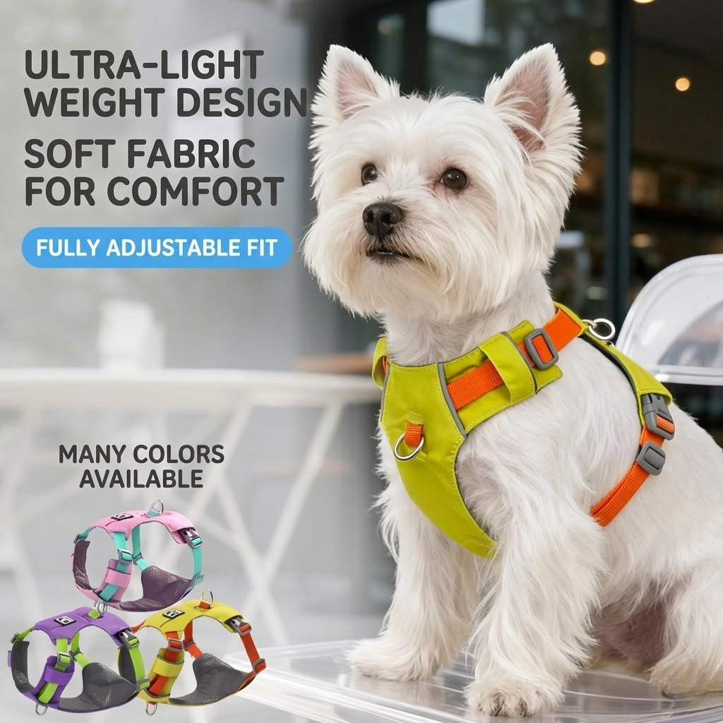 Lightweight Breathable Harness & Leash Set