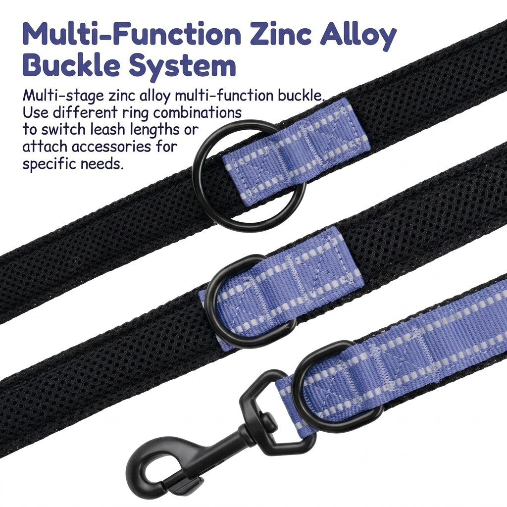 Multi-functional Reflective Dog Leash