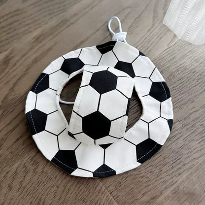Soccer Pattern Dog Hat
