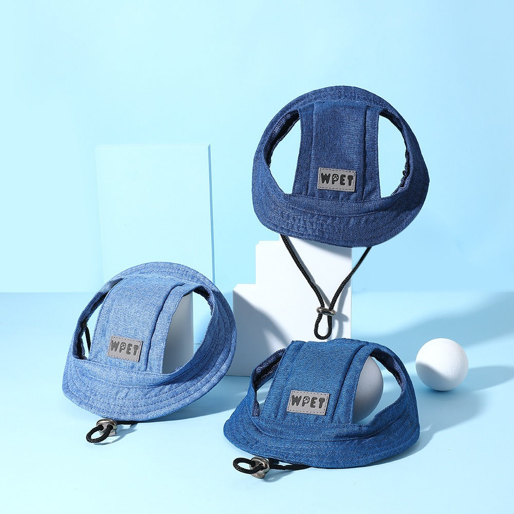 Denim Style Dog Hat