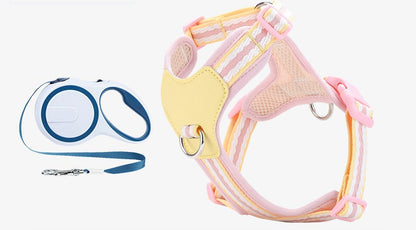 Breathable Y-Shape Harness & Leash Set