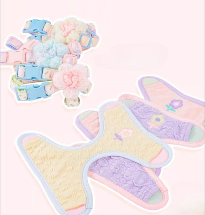 Floral Harness & Leash Set