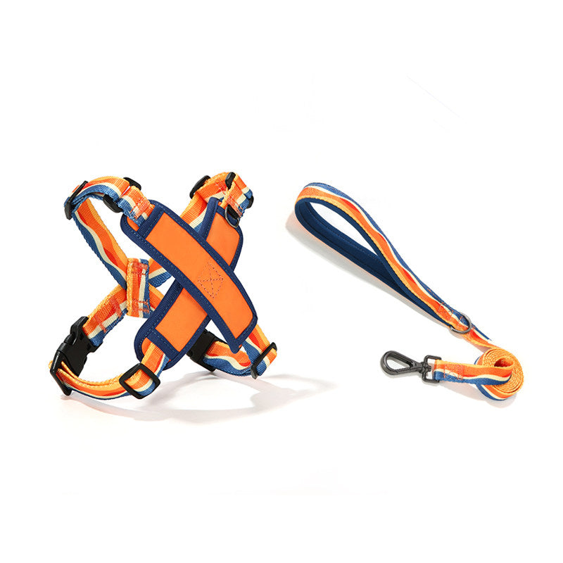 X-Shaped Breathable Harness & Leash Set