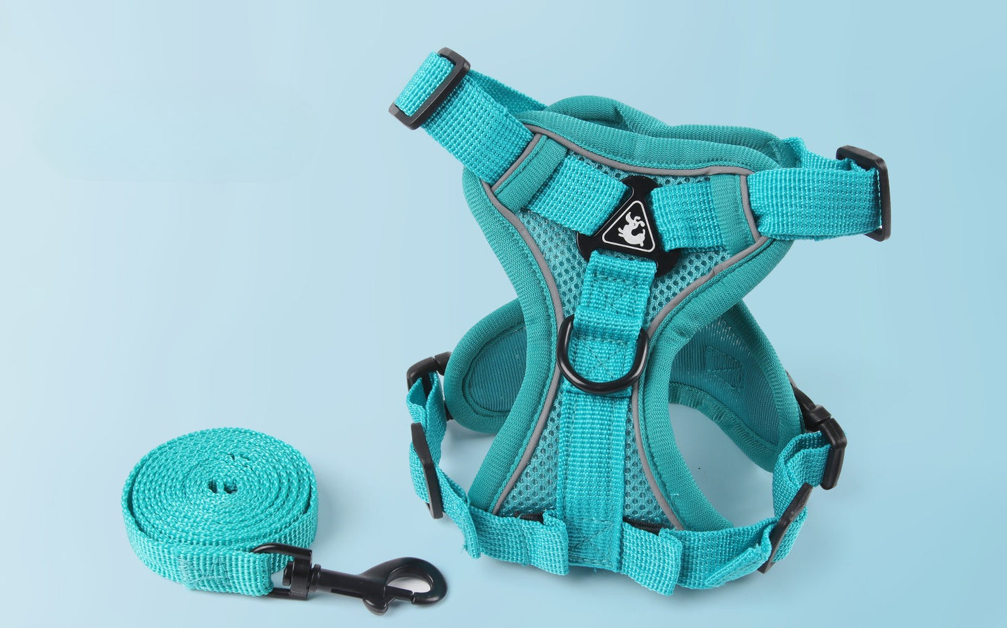 Reflective Mesh Harness & Leash Set