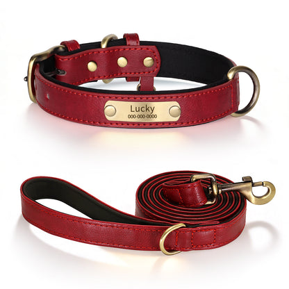 Personalized Dog Collar & Leash Set