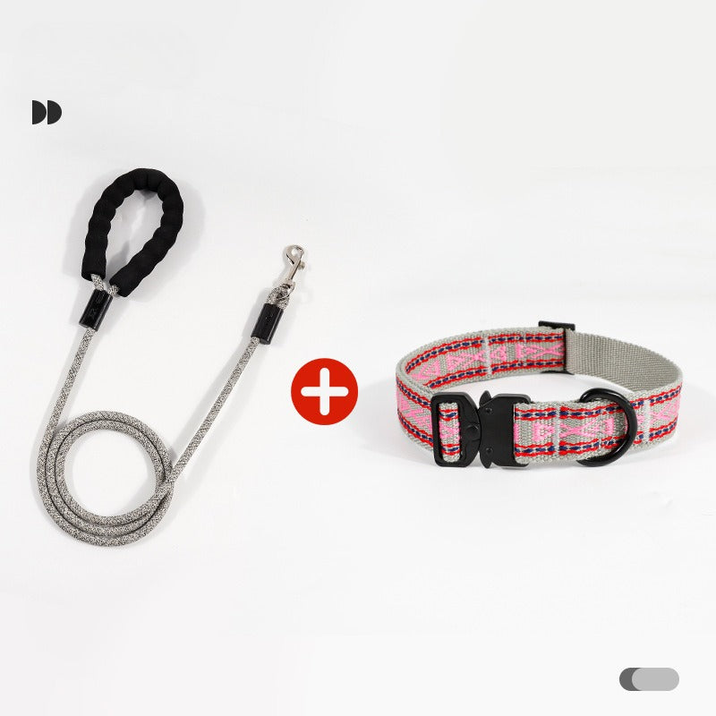 Tribal Collar & Leash Set – Multi