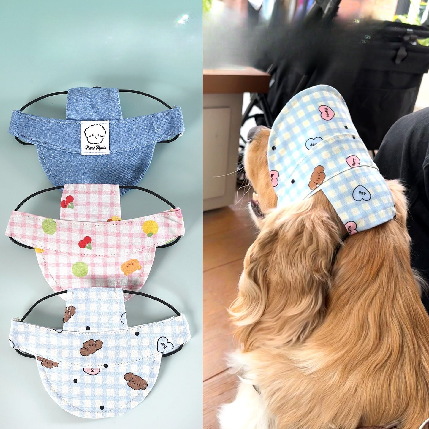 Adjustable Sun Protection Dog Hat