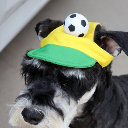 Soccer Fan Dog Hat