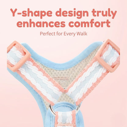 Breathable Y-Shape Harness & Leash Set