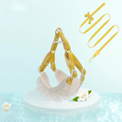 Lace Trim Harness & Leash Set