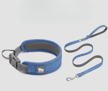 Reflective Padded Collar & Leash Set