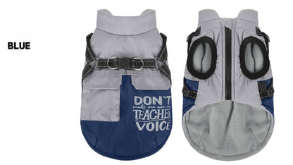Waterproof Fleece-Lined Dog Harness