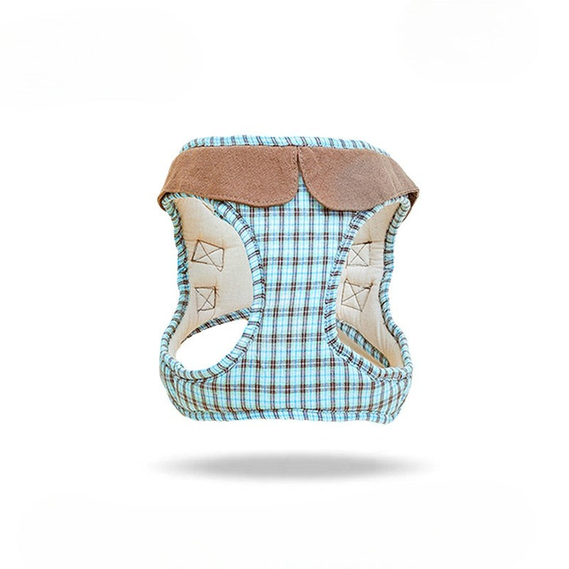 Plaid Harness & Leash Set