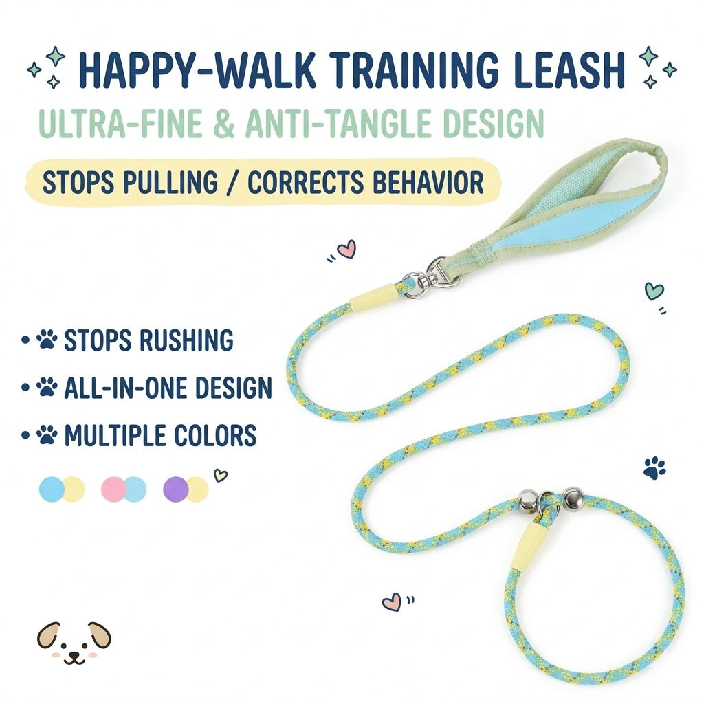 Integrated Anti-Pull Reflective Dog Leash