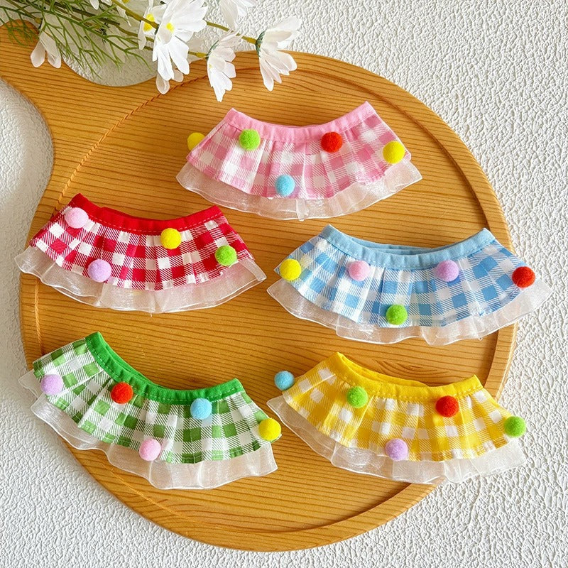 Plaid Birthday Hat & Bandana Set