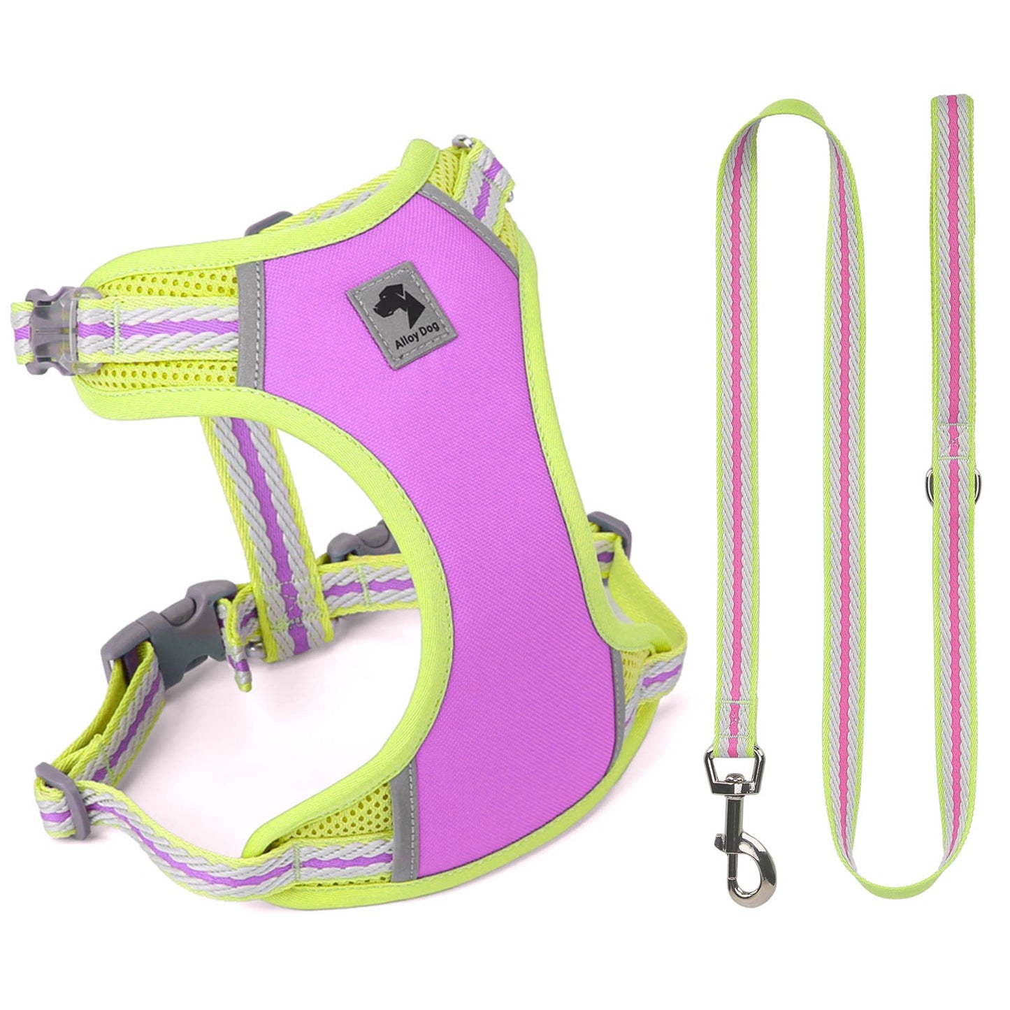 Reflective Mesh Harness & Leash Set