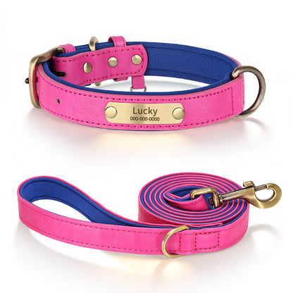 Personalized Dog Collar & Leash Set