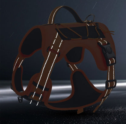 Reflective Tactical Dog Harness