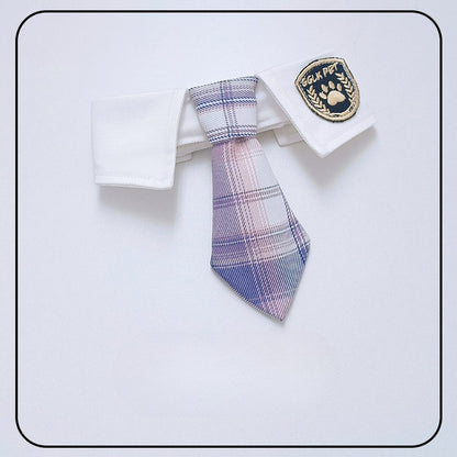 Plaid JK Style Dog Collar for Dogs – Multi