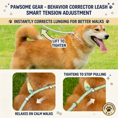Integrated Anti-Pull Reflective Dog Leash