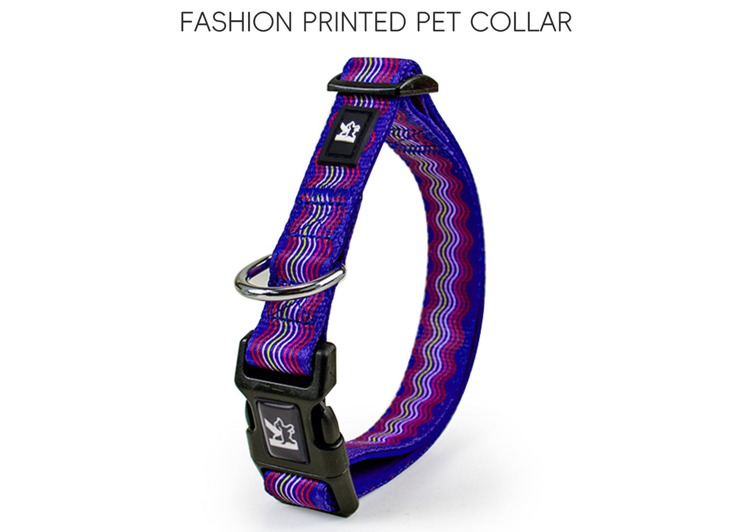 Patterned Soft Lined Dog Collar