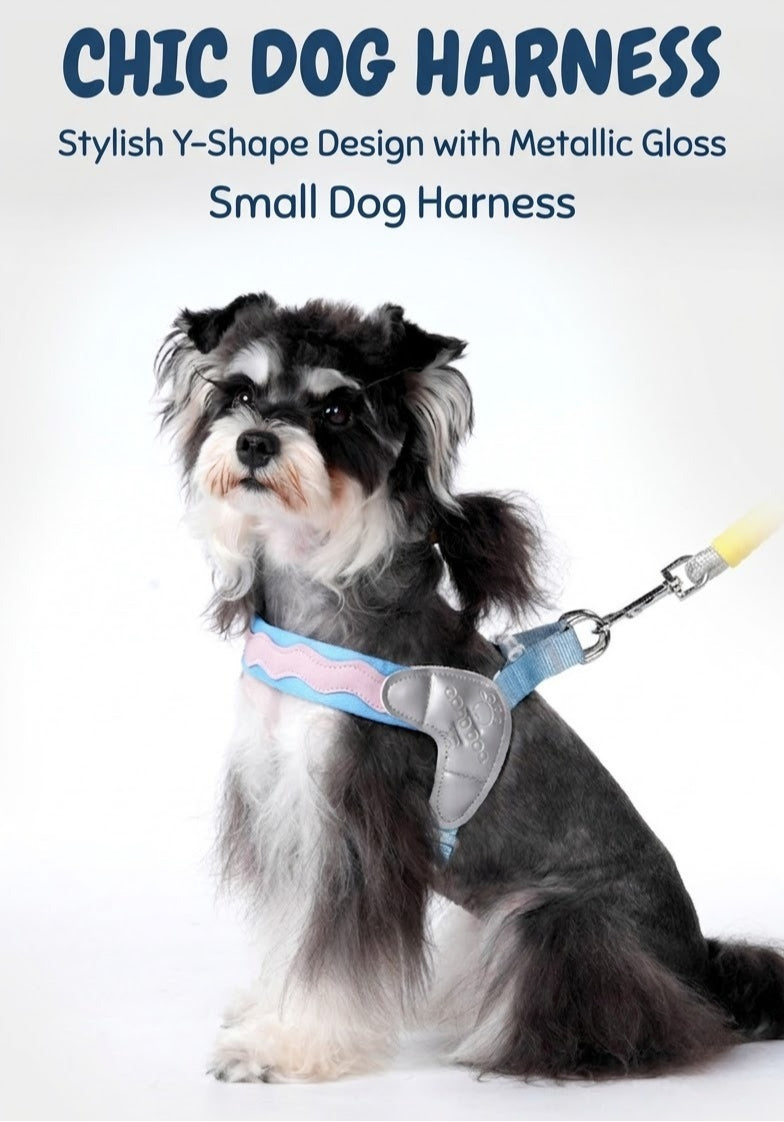 Wave Pattern Dog Harness